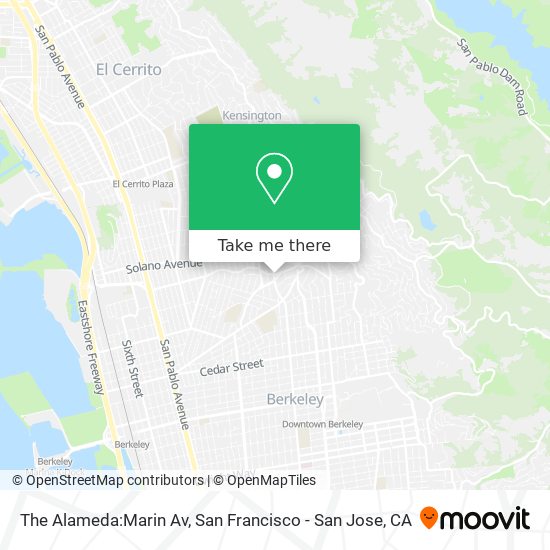 Mapa de The Alameda:Marin Av