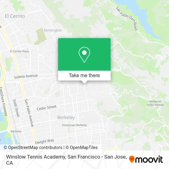 Mapa de Winslow Tennis Academy
