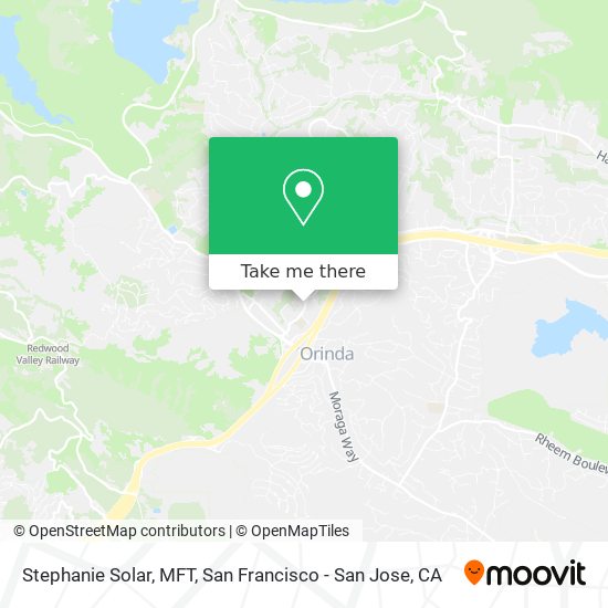 Stephanie Solar, MFT map