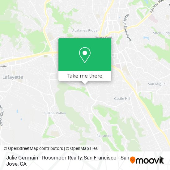 Mapa de Julie Germain - Rossmoor Realty