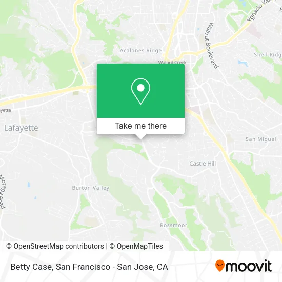 Mapa de Betty Case