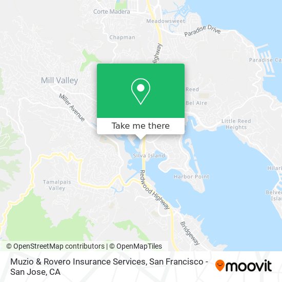 Muzio & Rovero Insurance Services map