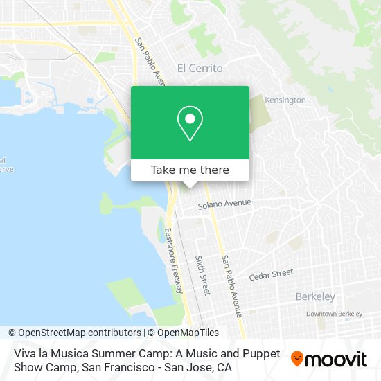 Mapa de Viva la Musica Summer Camp: A Music and Puppet Show Camp