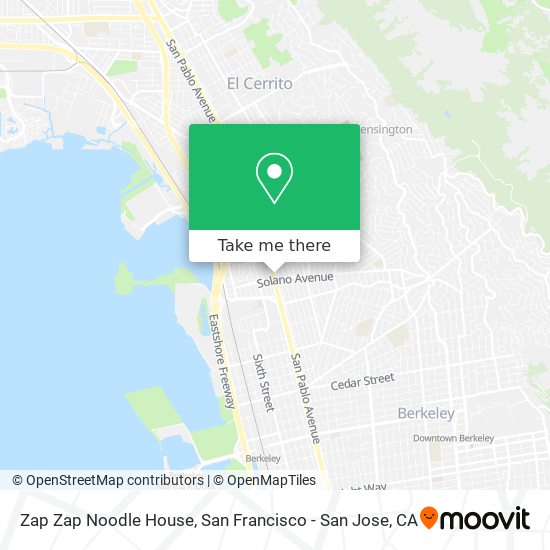 Mapa de Zap Zap Noodle House