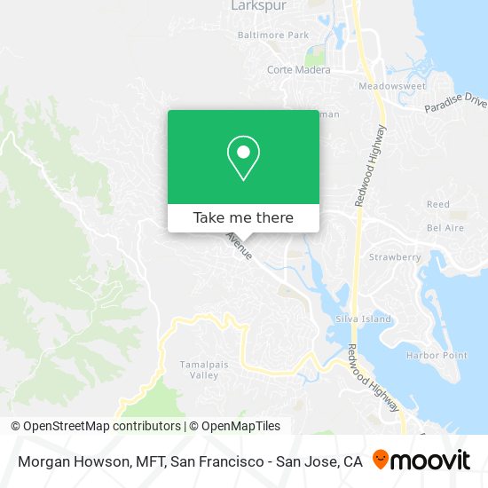 Morgan Howson, MFT map