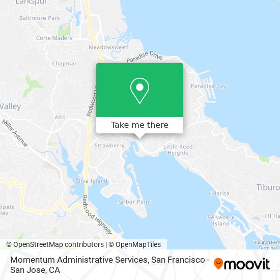 Momentum Administrative Services map