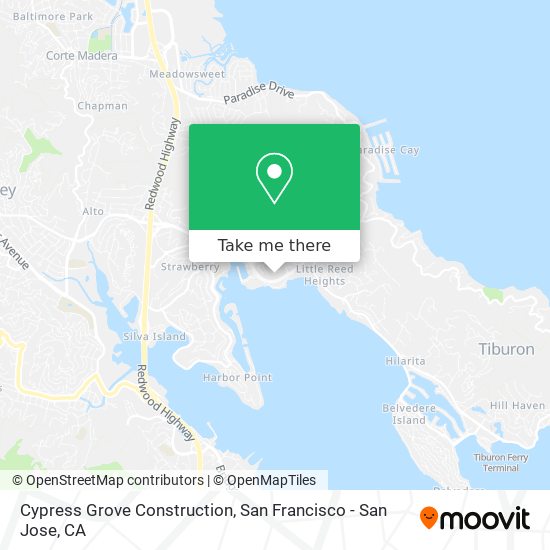 Cypress Grove Construction map