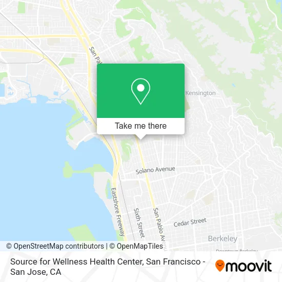 Source for Wellness Health Center map