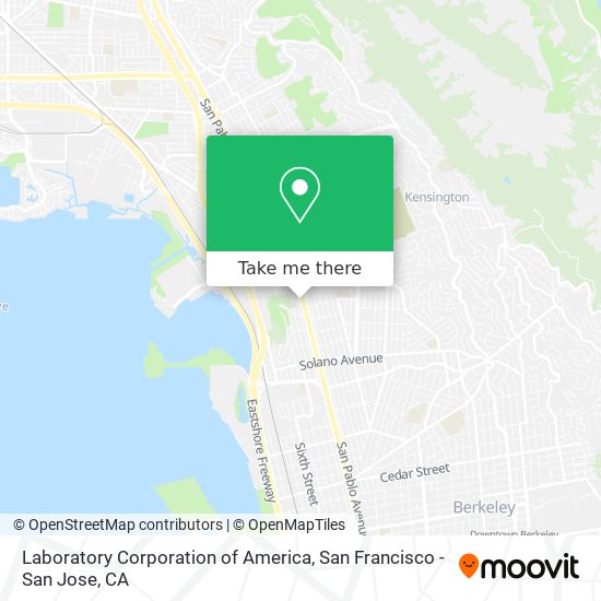 Laboratory Corporation of America map