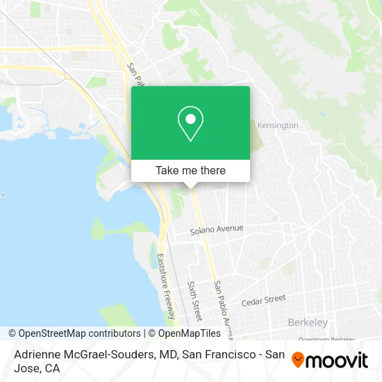 Adrienne McGrael-Souders, MD map
