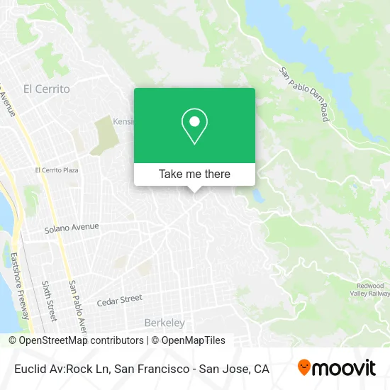 Mapa de Euclid Av:Rock Ln