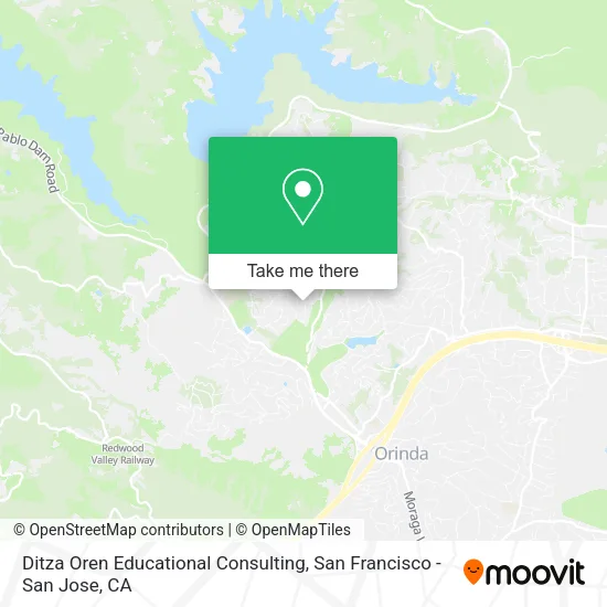 Ditza Oren Educational Consulting map