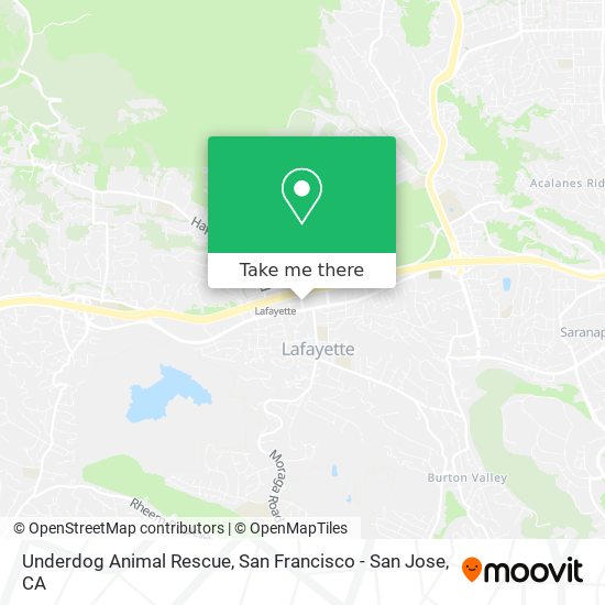 Underdog Animal Rescue map