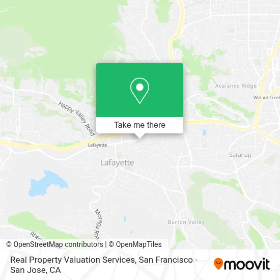 Real Property Valuation Services map