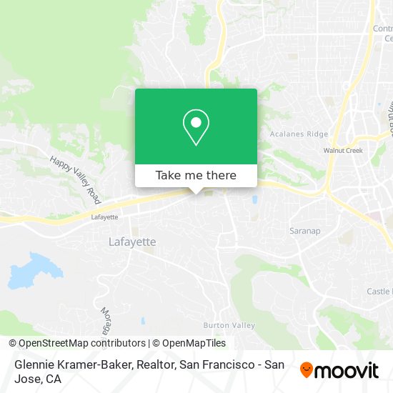 Glennie Kramer-Baker, Realtor map