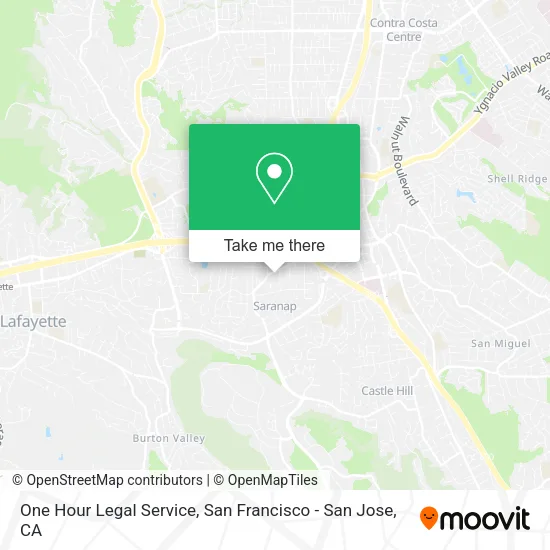 Mapa de One Hour Legal Service