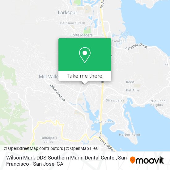 Wilson Mark DDS-Southern Marin Dental Center map