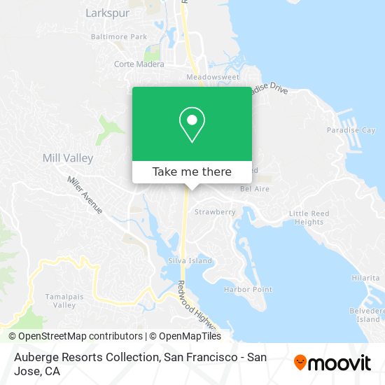 Auberge Resorts Collection map