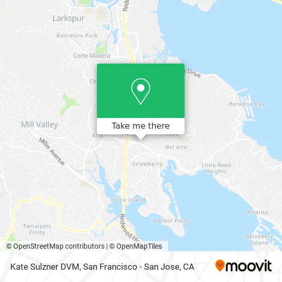 Mapa de Kate Sulzner DVM