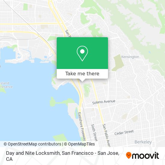 Day and Nite Locksmith map