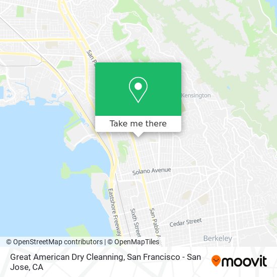 Great American Dry Cleanning map