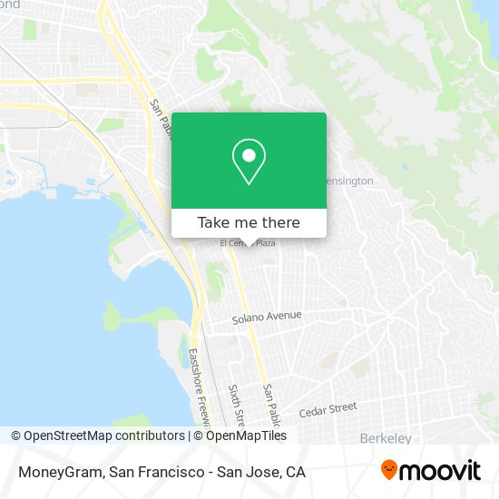 Mapa de MoneyGram