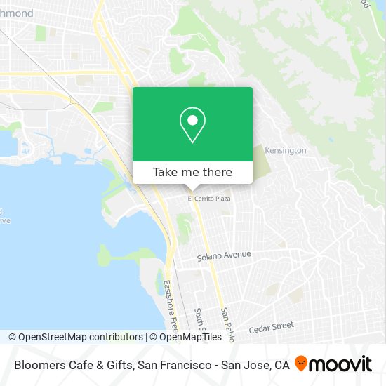 Bloomers Cafe & Gifts map