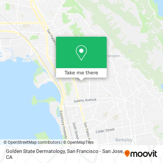 Golden State Dermatology map