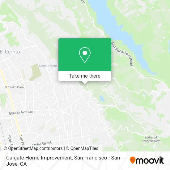 Mapa de Calgate Home Improvement