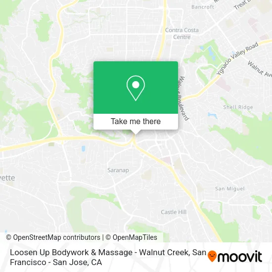 Loosen Up Bodywork & Massage - Walnut Creek map
