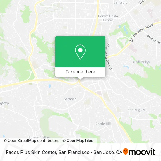 Mapa de Faces Plus Skin Center