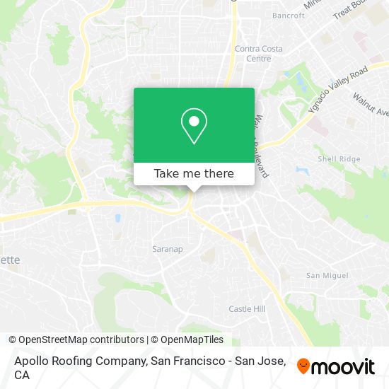 Mapa de Apollo Roofing Company