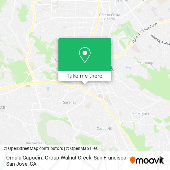Omulu Capoeira Group Walnut Creek map