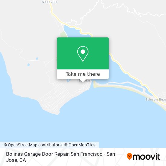 Mapa de Bolinas Garage Door Repair