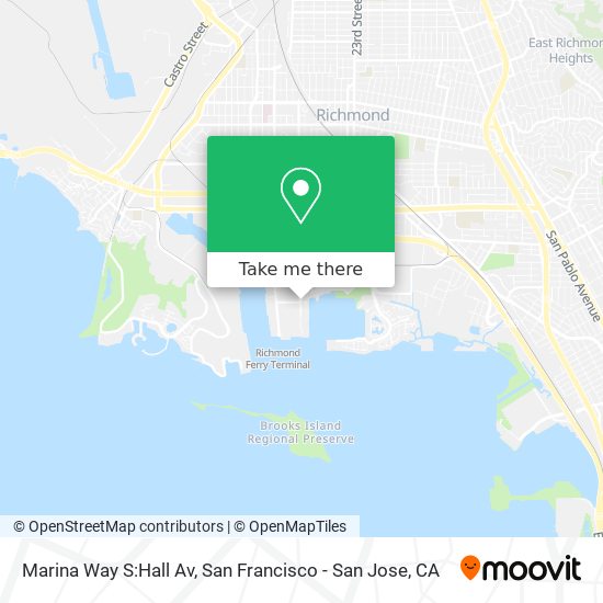 Mapa de Marina Way S:Hall Av