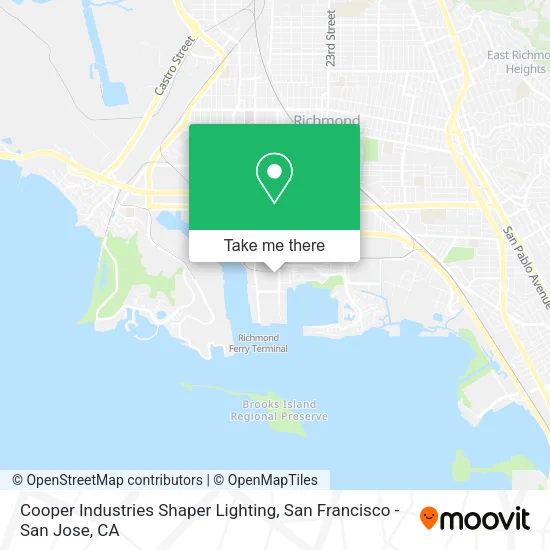 Mapa de Cooper Industries Shaper Lighting