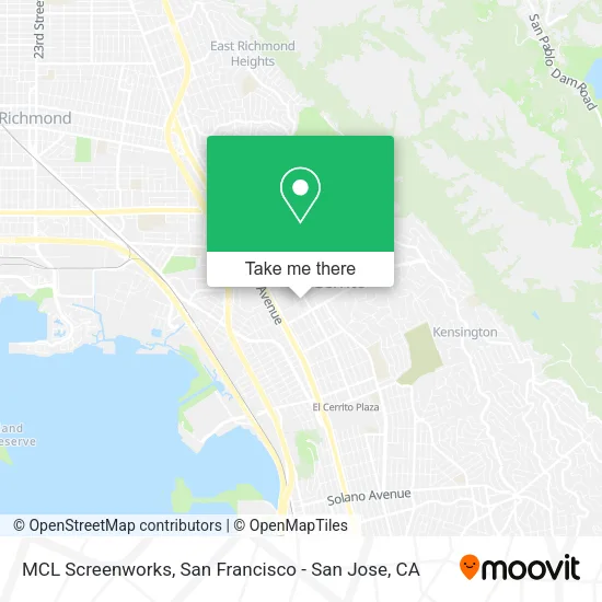 Mapa de MCL Screenworks