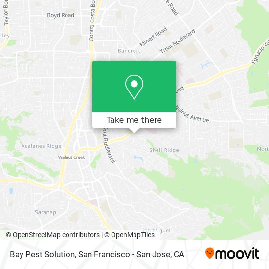 Bay Pest Solution map