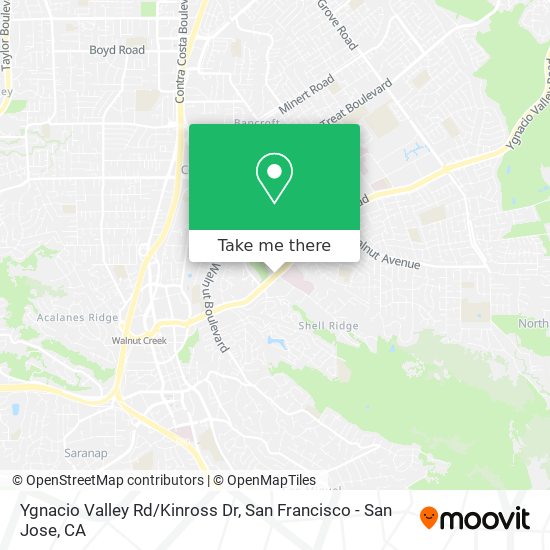 Mapa de Ygnacio Valley Rd/Kinross Dr