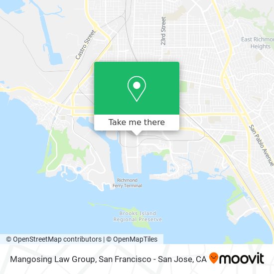 Mangosing Law Group map