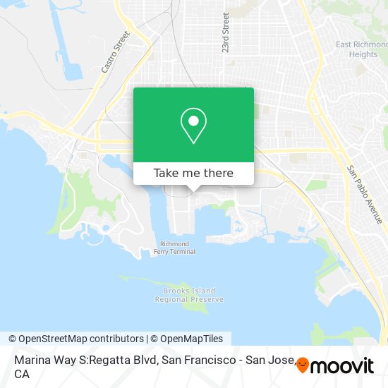 Mapa de Marina Way S:Regatta Blvd