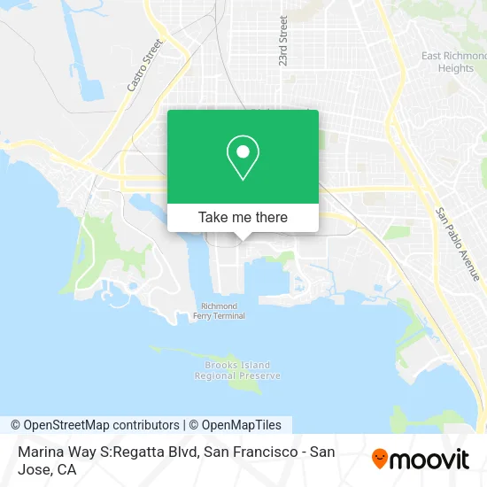 Mapa de Marina Way S:Regatta Blvd