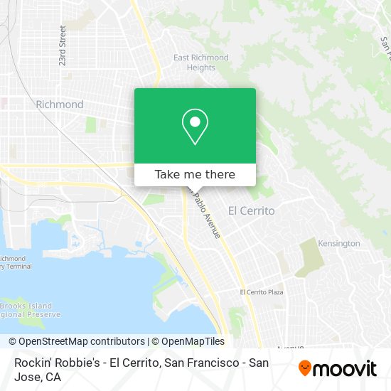 Mapa de Rockin' Robbie's - El Cerrito