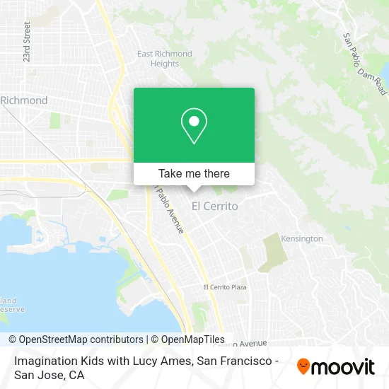 Imagination Kids with Lucy Ames map