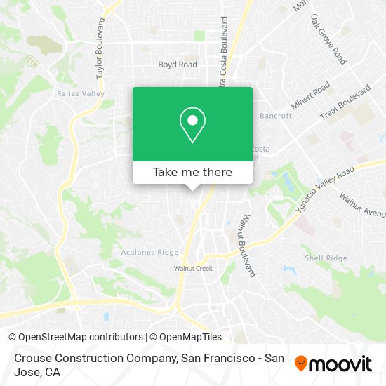 Crouse Construction Company map