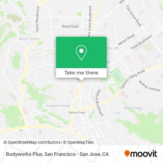 Bodyworks Plus map