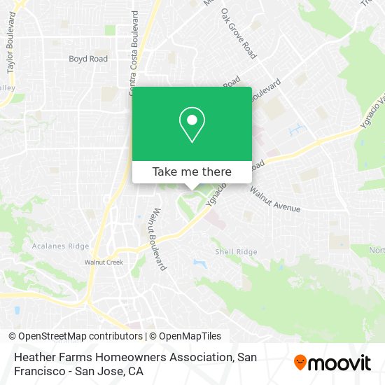 Heather Farms Homeowners Association map