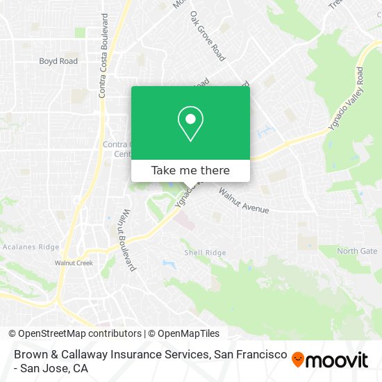 Brown & Callaway Insurance Services map