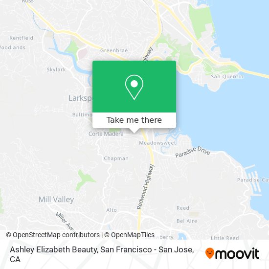 Ashley Elizabeth Beauty map