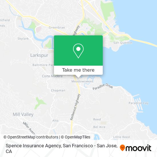 Spence Insurance Agency map